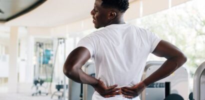 Man Suffering From Lower Back Pain In Athletes